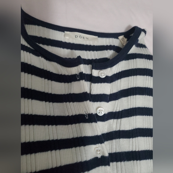 Doen Como dress, Navy and White, xxs - Picture 5 of 6